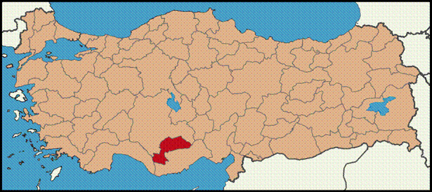 Description: 800px-Latrans-Turkey_location_Karaman_svg